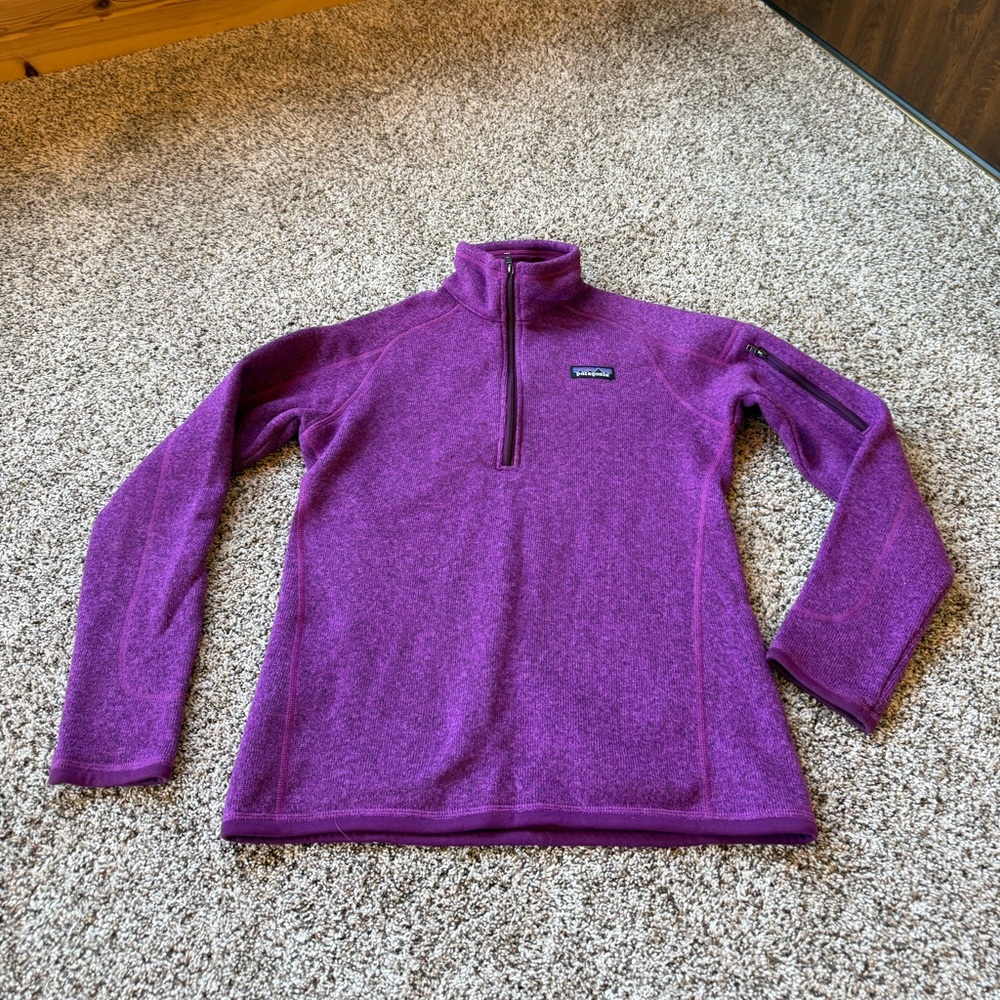Patagonia Vibrant Purple Fleece Pullover